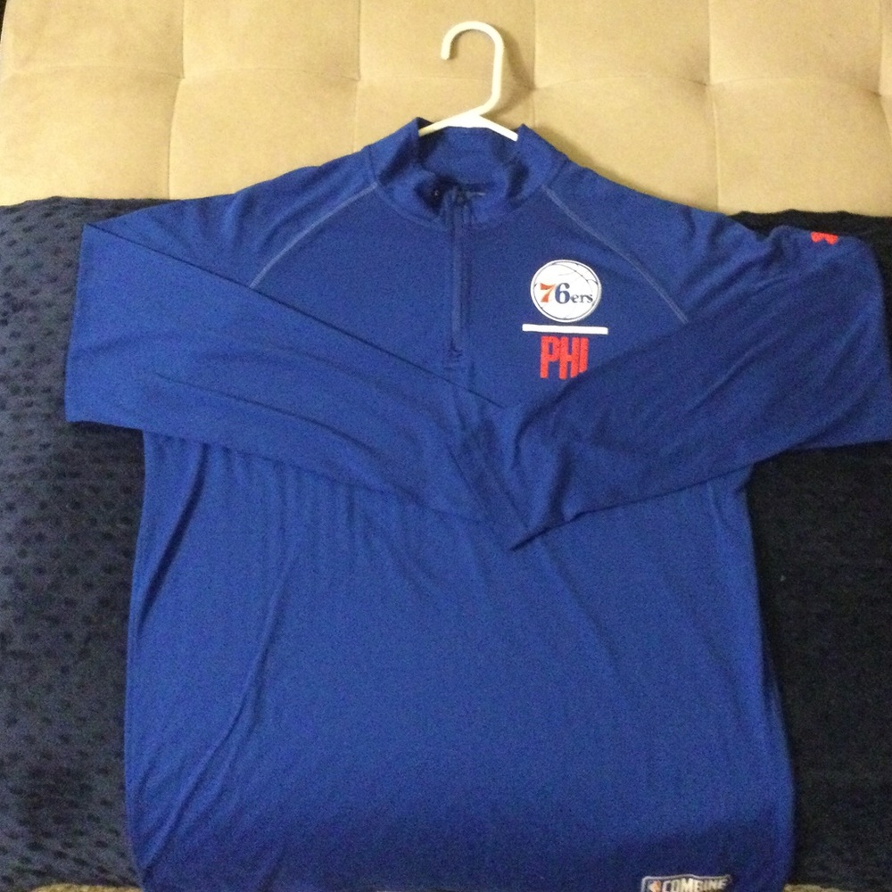 76ers Under Armour Combine Quarter-Zip